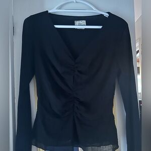 ❤️Valentine’s Sale❤️ Vintage 90s top with sheer bell sleeves